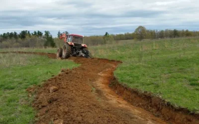 Land Swales Build For Local Farm