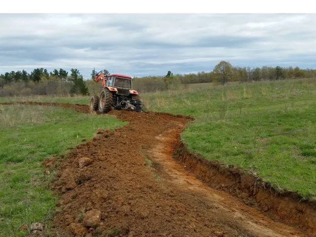 Land Swales Build For Local Farm